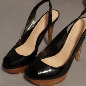 Jessica Simpson black heels